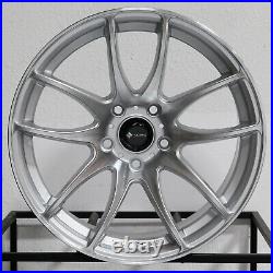 18x9.5 Silver Machined Wheels Vors TR4 5x114.3 22 (Set of 4) 73.1