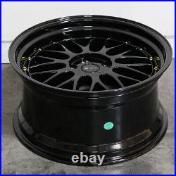 18x9 Gloss Black Wheels Vors VR8 5x114.3 35 (Set of 4) 73.1