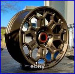 18x9 Matte Bronze Wheels 18 5x150 ET+12 CB110.1 Fit Toyota Tundra Truck