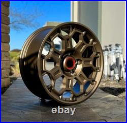18x9 Matte Bronze Wheels 18 5x150 ET+12 CB110.1 Fit Toyota Tundra Truck