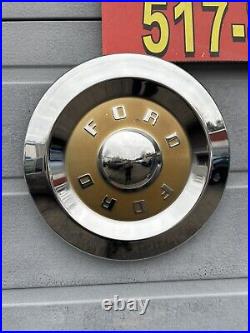 1957-59Ford Ranchero Thunderbird 14 Full Hubcap Convertible BeautifulOem Set 2 1957-59Ford Ranchero Thunderbird 14 Full Hubcap Convertible BeautifulOem Set 2