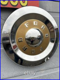 1957-59Ford Ranchero Thunderbird 14 Full Hubcap Convertible BeautifulOem Set 2 1957-59Ford Ranchero Thunderbird 14 Full Hubcap Convertible BeautifulOem Set 2
