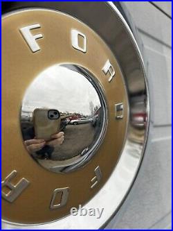 1957-59Ford Ranchero Thunderbird 14 Full Hubcap Convertible BeautifulOem Set 2 1957-59Ford Ranchero Thunderbird 14 Full Hubcap Convertible BeautifulOem Set 2