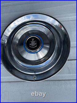 1960-1961 Mercury Monterey Medalist blue accent Hubcaps Set4-14 Beautiful Rare