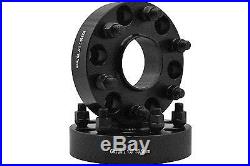 1999-2016 Chevy Silverado 1.5 Thick Black Hub Centric Wheel Spacers Adapters