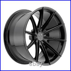 19 Blaque Diamond Bd11 Black Concave Wheels Rims Fits Honda Accord
