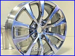 19 Inch Cadillac 4 Ct6 Xts Cts 08-19 Polished Rims Wheels Set 4775 Oem Factory