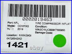 19 JEEP COMPASS Tire Compressor Inflator 04726542ad