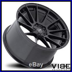 19 Mrr Ground Force Gf6 19x8.5 Black Concave Wheels Rims Fits Acura Tl