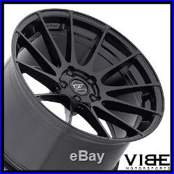 19 Mrr Ground Force Gf6 19x8.5 Black Concave Wheels Rims Fits Acura Tl