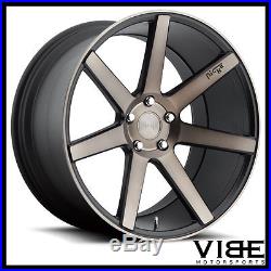 19 NICHE VERONA MACHINED CONCAVE STAGGERED WHEELS RIMS FITS ACURA TSX
