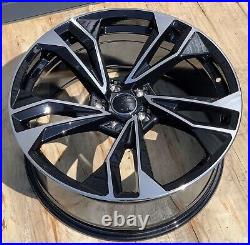 19 S5 Black Machined Wheels Fits Audi A3 S3 A4 S4 A5 S5 A6 S6 A7 S7 A8 Q3 Q5 Q7