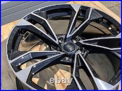19 S5 Black Machined Wheels Fits Audi A3 S3 A4 S4 A5 S5 A6 S6 A7 S7 A8 Q3 Q5 Q7