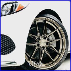 19 Vertini RFS1.8 Bronze 19x8.5 Forged Concave Wheels Rims Fits Honda Accord