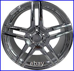 19 Wheel Rim Fits Mercedes Chrome S550 CLS450 CLS63 C250 SL55 SL63 SL400 SL500 19 Wheel Rim Fits Mercedes Chrome S550 CLS450 CLS63 C250 SL55 SL63 SL400 SL500
