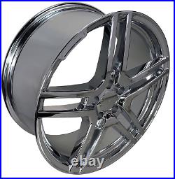 19 Wheel Rim Fits Mercedes Chrome S550 CLS450 CLS63 C250 SL55 SL63 SL400 SL500 19 Wheel Rim Fits Mercedes Chrome S550 CLS450 CLS63 C250 SL55 SL63 SL400 SL500