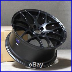 19x8.5/19x9.5 Concave P40 Style 5x114.3 35/40 Black Wheel fit High Qualit set(4)
