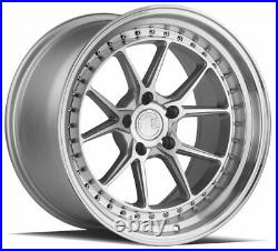 19x9.5 Silver Machined Wheels Aodhan DS08 DS8 5x114.3 30 (Set of 4) 73.1