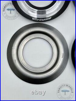 1Pc Mercedes Benz GT63 S63 SL63 GLS63 E63 AMG Silver Black Wheel Center Hub Cap