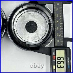 1Pc Mercedes Benz GT63 S63 SL63 GLS63 E63 AMG Silver Black Wheel Center Hub Cap