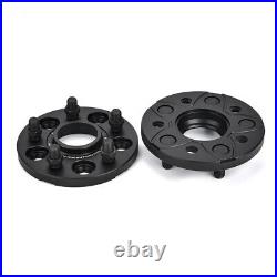 1 Pair 20mm Black Hard Anodized Wheel Spacers for Tesla Model 3
