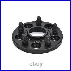 1 Pair 20mm Black Hard Anodized Wheel Spacers for Tesla Model 3