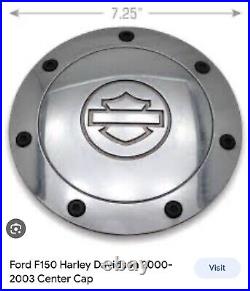 2000-2003 Ford F150 Harley Davidson Edition Chrome 3410 Wheel Center Cap 4 set