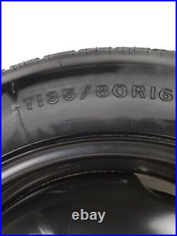 2003-2019 Toyota Corolla Spare Tire Compact Donut 5x100 OEM T135/80R16