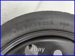 2003-2020 Toyota Corolla Spare Donut Tire Wheel Rim Oem MTNJY 2003-2020 Toyota Corolla Spare Donut Tire Wheel Rim Oem MTNJY