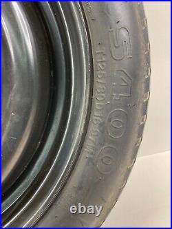 2006-2014 Hyundai Sonata Emergency Compact Donut Spare Tire 16 T125/80/D16 R16 2006-2014 Hyundai Sonata Emergency Compact Donut Spare Tire 16 T125/80/D16 R16