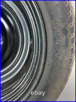 2006-2014 Hyundai Sonata Emergency Compact Donut Spare Tire 16 T125/80/D16 R16 2006-2014 Hyundai Sonata Emergency Compact Donut Spare Tire 16 T125/80/D16 R16