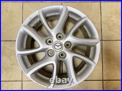 2012-2013 Mazda 3 Silver 16x6 Alloy Wheel Rim 10 Spoke Oem 2012-2013 Mazda 3 Silver 16x6 Alloy Wheel Rim 10 Spoke Oem