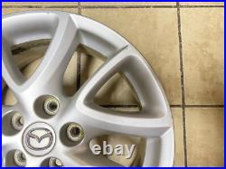 2012-2013 Mazda 3 Silver 16x6 Alloy Wheel Rim 10 Spoke Oem