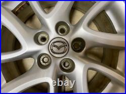 2012-2013 Mazda 3 Silver 16x6 Alloy Wheel Rim 10 Spoke Oem