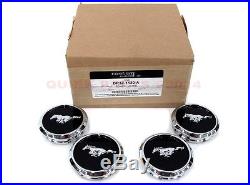 2013-2014 Ford Mustang Wheel Center Caps with Pony Logo witho Tri-bar Set Of 4 OEM