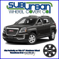 2014-2017 GMC Terrain SLE / SLT 17 GLOSS BLACK Wheel Skins # 7564-GB SET/4 NEW 2014-2017 GMC Terrain SLE / SLT 17 GLOSS BLACK Wheel Skins # 7564-GB SET/4 NEW