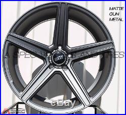 20x9/10.5 Str617 Gun Metal Wheels 5x114.3 Rims Fits Lexus Gs350 Sc300 G35 Coupe