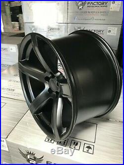 20 9.5 & 11 Hellcat 5 HC2 SRT Style Satin Black Challenger Charger Wheels Rims