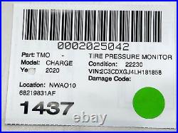 20 DODGE CHARGER Tire Pressure Monitor 68219831af