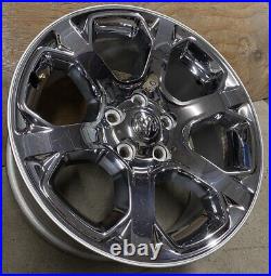 20 Dodge Ram 1500 Chrome Clad 2013-18 Original Oem Wheel Rim 1ub19trmac 2454 20 Dodge Ram 1500 Chrome Clad 2013-18 Original Oem Wheel Rim 1ub19trmac 2454