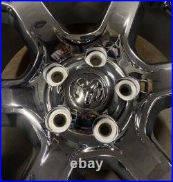 20 Dodge Ram 1500 Chrome Clad 2013-18 Original Oem Wheel Rim 1ub19trmac 2454 20 Dodge Ram 1500 Chrome Clad 2013-18 Original Oem Wheel Rim 1ub19trmac 2454