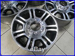 20 Ford F250 F350 Factory Oem Factory Wheels Rims Platinum Black