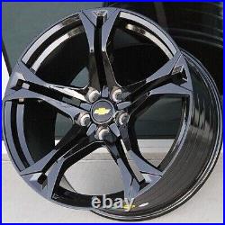 20 Gloss Black Wheels Fits Chevy Camaro ZL1 SS LT