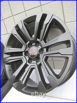 20 Gmc Yukon Sierra Suv Factory Style Black 4 New Wheels 5822 R F