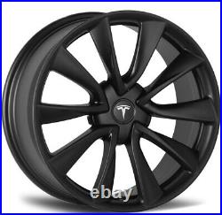 20 Inch Rims Fit Tesla Model 3 Model Y Satin Black 2022 Wheels
