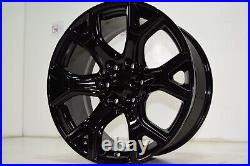 20 JEEP WAGONEER 2022 Factory OEM Original Black Wheels Rims 20x9 95208