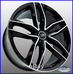 20 Rs6 Avant Style Black Wheel Rims Fit Audi A4 A5 A6 A7 A8 S4 S5 S6 S7 Rs 1196