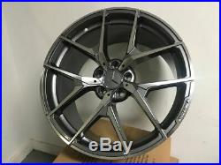 20 Staggered Mercedes Benz Amg Y Spoke Style Gunmetal Rims Wheels Fits S Class