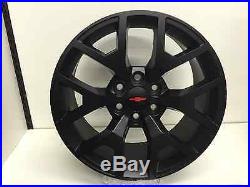 20 inch satin black 2015 GMC OE replica wheels Chevrolet Silverado Tahoe 6x5.5