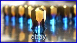 20 set Titanium Wheel Lug Nut nuts 14x1.5 19 60 cone Closed End 20 set Titanium Wheel Lug Nut nuts 14x1.5 19 60 cone Closed End